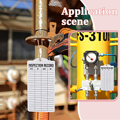 Двухсторонние бумажные этикетки для ежедневной проверки безопасности с отверстием для подвешивания&nbsp;LS-DIY-WH0723-033B