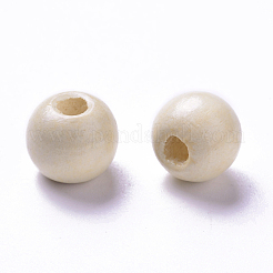 Perles en bois naturel teint&nbsp;WOOD-Q006-12mm-04-LF