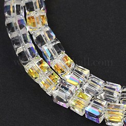 Гальванизируйте прозрачное стекло бисер нитей&nbsp;EGLA-B011-07A-AB06