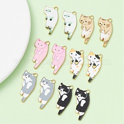 Подвески из сплава с принтом в 10 стилях&nbsp;ENAM-YW0003-61