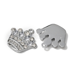 Цинковый сплав с подвесками из хрусталя и страз FIND-WH0126-137B-P