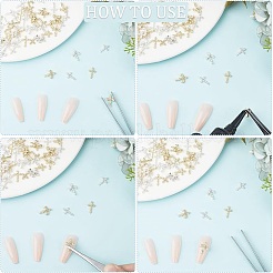 Кабошоны из сплава 56шт 8 цветов&nbsp;MRMJ-CP0001-26