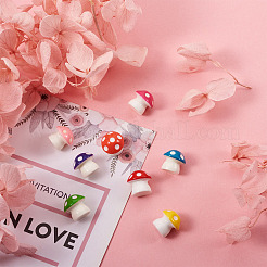 80 шт. 8-х цветные украшения из смолы для дома&nbsp;RESI-KS0001-07