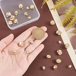 24шт 4 стильные латунные бусины&nbsp;KK-PH0006-16