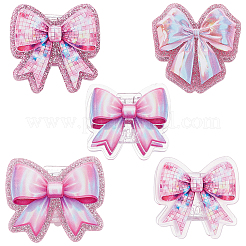 5 pince à nœud papillon en acrylique&nbsp;HJEW-SP0001-65