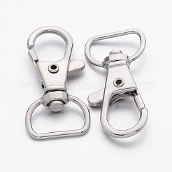 Zinklegierung Schwenkkarabiner Spangen&nbsp;X-E341-5-1