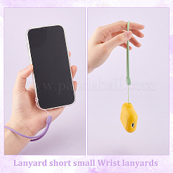 10шт. 10-х цветные силиконовые ремешки для мобильных телефонов&nbsp;FIND-GA0004-64