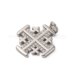 Латунные микро проложить кубического циркония подвески&nbsp;KK-P308-28P