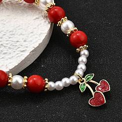 Латунь браслеты простирания&nbsp;BJEW-C098-02B