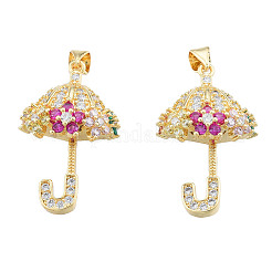 Латунные подвески из микро-паве ZIRC-N039-255