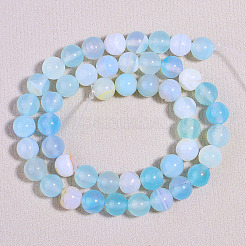 Натуральные полосатые агатовые / полосатые агатовые нити&nbsp;G-K155-A-8mm-04