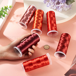 6 рулон велюровой пряжи 6 цветов&nbsp;AJEW-TA0002-70A