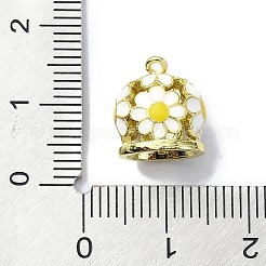 Подвески из латуни с эмалью в стойку&nbsp;KK-M282-04G