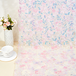 3D Blumen Polyester Pailletten Stoff&nbsp;AJEW-WH20006-162A