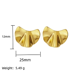 Elegantes pendientes irregulares de acero inoxidable 304&nbsp;EG3704-1