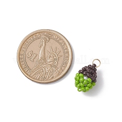 Подвески в виде желудей из стеклянных бусин&nbsp;PALLOY-MZ00957-04