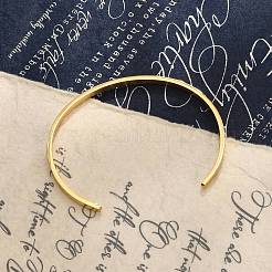 Браслеты-манжеты из нержавеющей стали 304 с ионным покрытием (IP)&nbsp;LS-BJEW-K173-02G