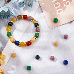 Непрозрачные сплошные цветные стеклянные бусины&nbsp;GLAA-FH0001-24