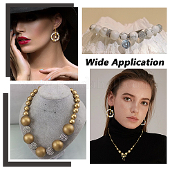 12шт 3 стиля латунь микро паве прозрачные кубические бусины из циркония&nbsp;KK-PH0013-80B