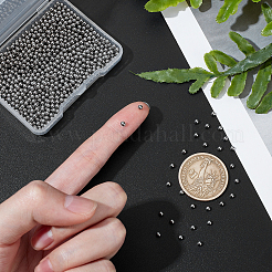 1000 шт. бусины из нержавеющей стали марки 304&nbsp;STAS-UN0029-50