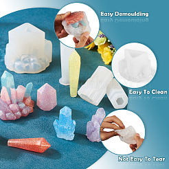 6шт 6 стиля силиконовые Молды&nbsp;DIY-TA0013-09