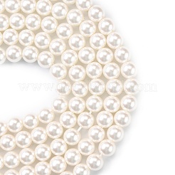 Fili di perle di vetro ecologiche&nbsp;HY-A008-8mm-RB082