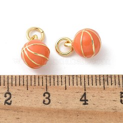 Латунь эмаль подвески&nbsp;KK-P294-38G-05