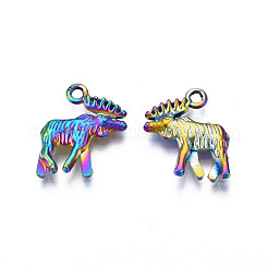 Regenbogenfarbene legierung anhänger&nbsp;PALLOY-N156-224