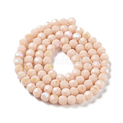 Chapelets de perles en verre opaques&nbsp;EGLA-A035-P6mm-L05