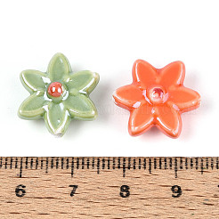 Фарфоровые бусины ручной работы&nbsp;PORC-N008-10-01