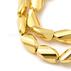 Стеклянные бусины с гальваническим покрытием &nbsp;EGLA-F166-05B