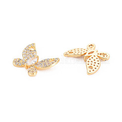 Покрытие стойки латунь микропаве прозрачные подвески из кубического циркония&nbsp;KK-N233-196