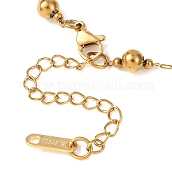 Браслеты из круглых бусин из натурального агата и окрашенного нефрита&nbsp;BJEW-G774-02G