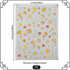 Наклейки для ногтей с рисунком кленового листа для домашних животных&nbsp;MRMJ-WH20816-001A