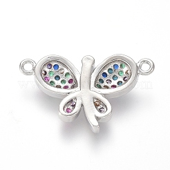 Connettori in ottone micro pavimentato in zirconia cubica&nbsp;ZIRC-I032-51P