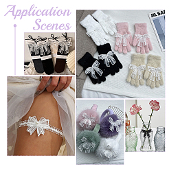 3 ярд полиэстеровой компьютерной вышивки аппликации&nbsp;DIY-WR0004-80