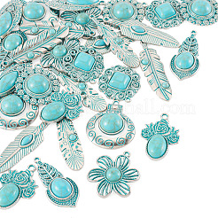 30 pz 10 stili pendenti in lega di stile tibetano&nbsp;FIND-TA0010-14