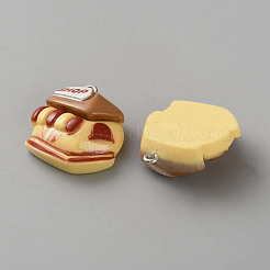 Подвески из непрозрачной смолы на кофейную тематику&nbsp;RESI-CJC0028-04P-06