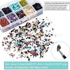 10 стиль бусин из натуральных и синтетических драгоценных камней&nbsp;G-NB0002-54A