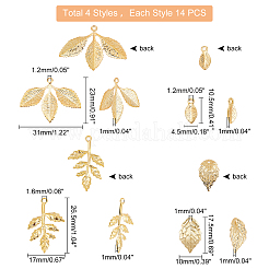 56шт 4 латунные подвески&nbsp;KK-DC0001-18