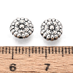 Сплавочные овальные бусины тибетского стиля &nbsp;TIBEB-T004-12AS