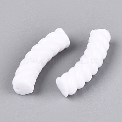 Непрозрачные акриловые бусины&nbsp;X-OACR-A016-03K