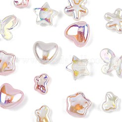 16 шт. 8 стиля пластиковых бусин с УФ-покрытием&nbsp;KY-FS0001-47