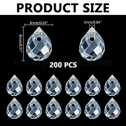 200 шт. Гальванические стеклянные бусины&nbsp;EGLA-HY0001-14