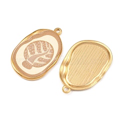 Bedruckte Anhänger aus Edelstahl 304&nbsp;STAS-C158-14G-03