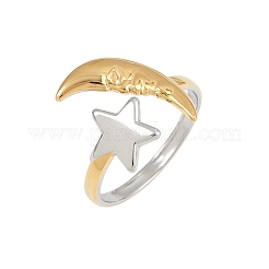 Anelli con polsino in acciaio inossidabile 304 per donna&nbsp;RJEW-B133-05A