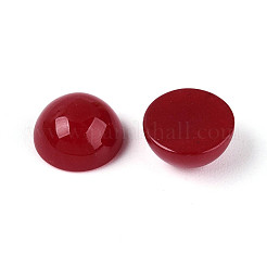 Natürliche weiße jadegefärbte Cabochons&nbsp;G-ZX004-22A