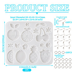 Наборы украшений для сережек с фруктовой тематикой своими руками&nbsp;DIY-TA0010-52