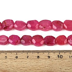 Hebras de cuentas de ágata natural teñidas y calentadas.&nbsp;G-N359-15A-10