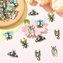 25шт 5 стиля подвески из сплава с эмалью&nbsp;ENAM-YW0005-22